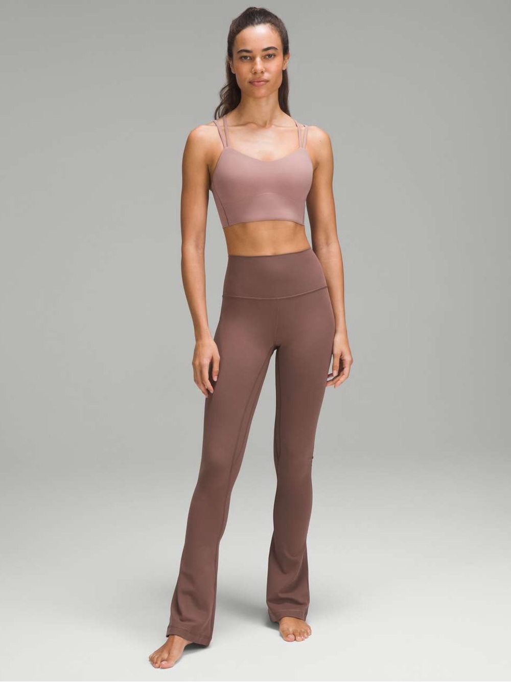 nwot Lululemon Align High-Rise Mini-Flared Pant 12 32" Dark Oxide